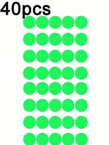 Round Luminous Location Marker Stickers,Glow‑In‑The‑Dark Dot Decals,Self‑Adhesive Night Labels For Light Switches,Door Knobs,Remote Controls & Home Touch Points Glowinthedarksticker Luminousdotsticker Nightmarker Homesticker Lightswitchdecal - Glow-in-the-dark Stickers - View 15