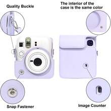 Mini 13 Instant Camera Mini 13 Set, Accessories Include PU Camera Protective Case, 3 Mini Photo Frames, 5 Magnetic Photo Frames, 10 DIY Stickers, 64-Page Photo Album, Selfie Mirror - View 3