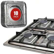 Heat-Resistant Disposable Gas Stove Liner, Oil-Proof Cooktop Protector Pad, Suitable For Daily Home Cooking Cleaning Supplies - Multicolor - View 17