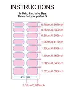 Semi-Cured Gel Nail Stickers, Soft Translucent Smoky Pink With Gold Foil And Glitter Design Full Coverage Nail Wraps, High Gloss Finish, Long-Lasting Wear, Protects Natural Nails, Suitable For Daily Commute, Date, Vacation, Afternoon Tea, Wedding - Watermelon Pink - View 3