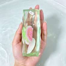 Squishy - Potongan Buah Ultra-Transparan - 1 buah - Lentur - Balok Susun Buah Stroberi - Pereda Kecemasan - Mengembang Perlahan - Mainan Penghilang Stres - Detail Potongan Buah Tertanam - Mainan Genggam Lucu - Hadiah Terbaik - MultiWarna - View 19