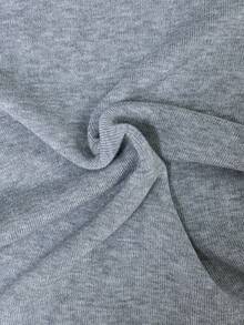 Women's 2pcs Ribbed Knit Base Layer Tops, Grey Mock Neck And Black Turtleneck Slim Fit Long Sleeve Wool Blend Knitted Sweaters, Spring/Autumn Skin-Friendly Basic Solid Color Casual Layering Tops - Black + Grey - View 6