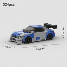 MIKEMENG 370/324/301/369/354/336 PCS Classic MOC Building Blocks Racing Car Set, Adult DIY Car Toy Model, Suitable For Collection, City Tech Champion Cup Series, Perfect As Birthday, Halloween, Christmas Gift For Boyfriend Or Husband - Model - View 12