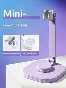 1 Set Multi-Angle Adjustable ABS Material 180° Foldable 360° Rotatable Dual-Mode Timer Touch Digital Display White Light Purple Light Pink Handheld UV LED Nail Lamp, Home Salon Nail DIY Gel Curing Supplies Tool - one-size - View 8