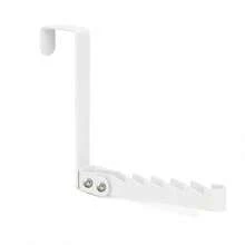 Basic Living 1pc/2pcs Over-The-Door Hook Hanger, Foldable Over-The-Door Storage Rack, Space-Saving Hanging Storage Rack, Suitable For Bedroom, Bathroom, Hanging Clothes, Coats, Towels, Black - A - View 15
