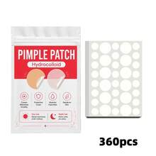 360/720 Pcs Patch Concealer Wajah Hidrokoloid, 2 Warna Nude & Clear, Stiker Penutup Noda Tak Terlihat, Penggunaan Siang & Malam - Bulat - View 5