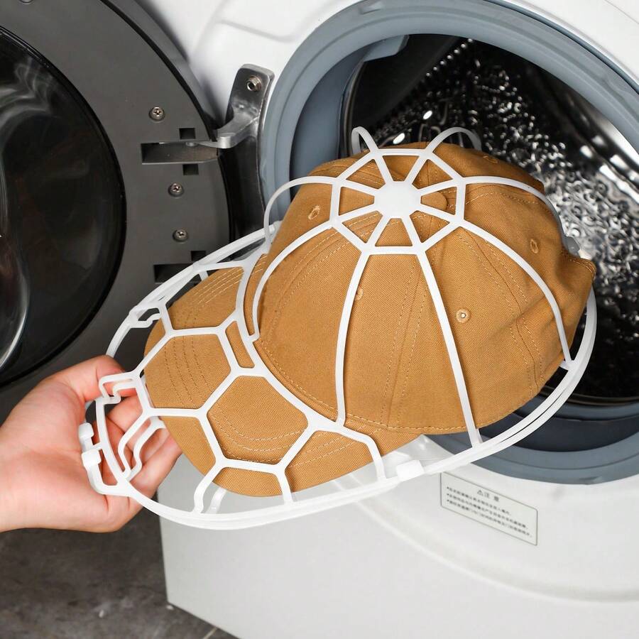 2pcs Baseball Cap Washing Rack, Washing Machine Baseball Cap Cleaning Anti-Deformation Frame, Baseball Cap Cleaning Protection Bracket, Baseball Cap Washing Frame Cage - Multicolor - View 1