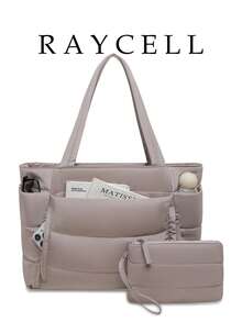 Women's Lightweight Fluffy Tote Bag, Suitable For Travel, Work, Beach, Gym, Shopping, School And Office Use - Multicolor - View 6