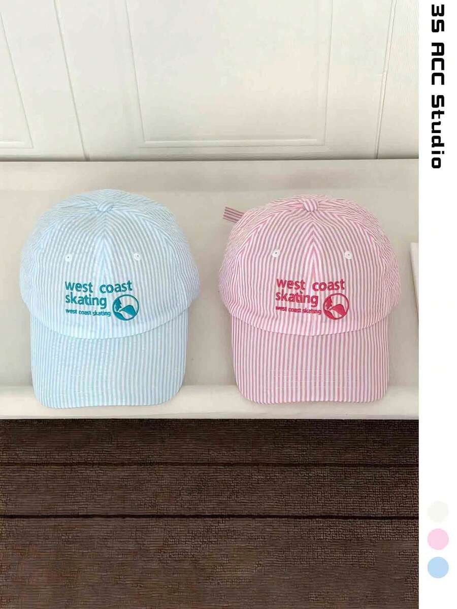 Minimalist Letter Embroidered Soft-Top Retro Plaid Visor Cap, Thin Long Brim Sun Protection 5-Panel Hat, Streetwear Flat-Brim Unisex Checkered Baseball Cap, American British College Style, Suitable For Men And Women