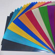 30 Sheets Mixed 10 Colors Mirror Reflective A5 Cardstock / Metallic Glitter Paper // 5.8 Inches X 8.27 Inches / Heavyweight Premium Handmade Paper / Suitable For Scrapbooking, Bending And Shaping / Holiday Decoration, Card Making, Vibrant Colors, Durable Material, High-End Handmade Paper, Shiny Decorative Paper, Artists And Craft Enthusiasts - 30pcs PET Mixed Color Cardstock - View 10
