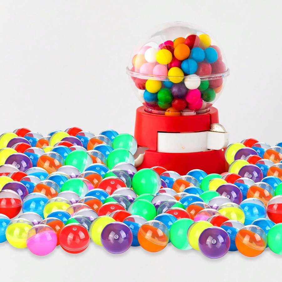 2/6/10/20pcs Round Fillable Balls For Vending Machines Clear Plastic Capsules For Party Favors DIY Crafts And Decorative Use