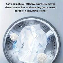 Reusable Laundry Ball Set - Removes Lint, Wrinkles, Prevents Tangling, Softens Clothes, No Electricity Needed, Also Suitable As Pet Supplies, Pet Toys, Washing Machine Accessories, Laundry Tools, For Home, Hotel, Laundry Room Use, Cleaning Tools - A - View 5