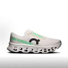 On Running Women Casual Shoes - White/Green (Runs Small, Recommend Sizing Up By Half a Size) - View 2