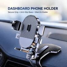 Suporte de Telefone para Carro LCARS com Clipe de Painel, Suporte de Navegação Giratório 360°, Suporte Universal Anti-Vibração - 16+YBT01 - Visão 3