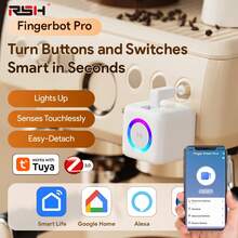 Tuya Smart Switch Button Presser Robot, Zigbee Finger Robot Pro, Type-C Rechargeable Battery, Suitable For Automatic Touch Control Of Existing Buttons, Compatible With Alexa Home, Coffee Machine, Desktop Setup, Home Appliances (Gateway Required) - View 2