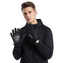 Kyncilor Vilico Winter Warm Gloves, Unisex, Zipper Style Comfortable Ski Gloves - Multicolor - View 1