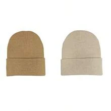 4 buah/pak Topi Rajut Minimalis Warna Polos, Gaya Unisex, Cocok untuk Pemakaian Kasual Sehari-hari, Musim Gugur/Musim Dingin - MultiWarna - View 11