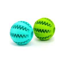 This Rubber Chew Ball Is Specially Designed For Dogs, Durable And Wear-Resistant, Helping To Clean Dog Teeth. The Ball Can Also Be Filled With Treats. Pink And Other Colors Of Toys Provide Different Happy Experiences For Dogs. - Multicolor - View 8