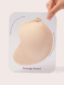 Lignisse Mango Cup Silicone Sticky Bra With Storage Board Invisible Push Up Front Closure Strapless Backless Seamless Lift Breast Pasties Women Intimates - Multicolor - View 5