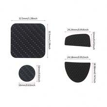 ForSteam Controller Carbon Fiber Texture Joystick Cap Button Sticker ForSteam Controller 2 Game Controller Sticker Set - View 5