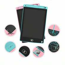 1pc Reusable 6.5/12 Inch Drawing Board - Durable PVC Sketchpad With Screen & Stylus Pen - Multicolor - View 3