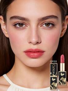 CATKIN Moisturizing Shiny Lipstick, Waterproof Long-Lasting Satin Smooth Lip Color CP133 Camellia - CP133 - View 3
