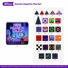 3D DIY Creative Magnetic Tiles, Colorful Theme Children's Magnetic Building Blocks Gift Set, Easily Assemble Multiple 3D Shapes, Early Education Intellectual Development And Hands-On Thinking, Suitable For Parent-Child Interactive Role-Playing Games, Exquisite Gift Box, Suitable For Boys And Girls, Premium Children's Birthday Gift, Holiday Party Gift - Multicolor - View 12