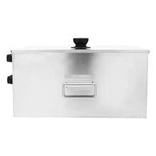 2 Tiers Silver 304 Stainless Steel Manual Cantonese Rice Noodle Rolls Machine With Openable Cover For Home And Commercial Use - View 8
