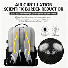 Mochilas Funcionales para Hombre - Negro - Ver 4