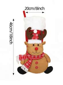 2026 Personalized 3D Christmas Socks, Personalized 3D Snowman Christmas Socks, Embroidered Name Socks, Customized Family Christmas Socks, Christmas Gift - Multicolor - View 10