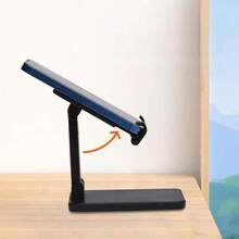 1pc Multi-Function Phone Stand, Suitable For Desk, Bedside, Foldable & Portable, Used For Watching TV, Tablet, Live Streaming, Height Adjustable, Foldable Portable Stand, Phone Holder, Smartphone Accessory, Black, White, Pink, Green Phone Stand - Compatible With Apple/Android Phones, Adjustable Foldable Desktop Stand, Suitable For Back To School Season, Birthday Gift, Students, Live Streaming Equipment - Multicolor - View 6