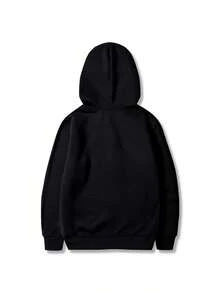 Men's Hoodie Featuring A Strawberry Christmas Tree, Colorful Lights, And Fruit Patterns. Suitable Fo - Black - View 2