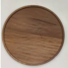 1pc Wooden Tray For Storing And Serving Food, Snacks, Drinks, Sushi, Steak, Pizza, Desserts, Cakes, Bread, Breakfast Tray, Coffee Tray, Tea Tray, Charcuterie Board - Maroon - View 9
