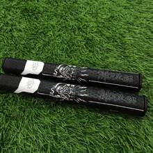 Gagang Putter Golf, Pegangan Putter Anti-Selip dengan Gambar Malaikat Maut yang Dipersonalisasi untuk Olahraga Golf - Hitam dan Putih - View 9