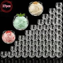 Transparent Round Ball Cup Set, Minimalist Home Tea Cups, Thickened Durable Water Cups, Party Afternoon Tea Atmosphere Small Cups, Multi-Piece Set Suitable For Home And Catering - Clear - View 8