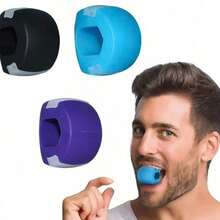 Jawline Exerciser, Facial Muscle Trainer, Silicone Material - Reusable And Washable, Wear-Resistant And Durable - A - View 2