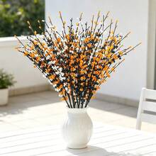 6pcs Creative Fake Berry Branches, Aesthetic Artificial Flower Stems For Living Room Table Centerpiece, Effortless Home Decor - Multicolor - View 3
