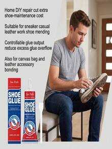 Shoe Repair Glue, Flexible Elastic Waterproof Adhesive, Multi-Material Compatible, Precision Tip Applicator - Recommended 2-pack - View 13