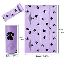 150pcs Scented Dog Poop Bags -Pet Waste Bags With Dispenser, Thickened, Portable, Pet Waste Bags Suitable For Car Trash Cans And Small Trash Cans, Leak-Proof Pet-Specific Garbage Bags, Suitable For Outdoor Dog Walking - View 5