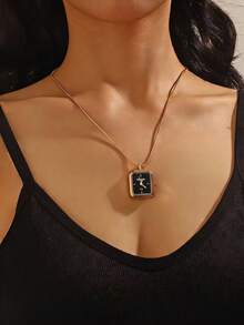 CARYINO New BLINGBLING Fashion Women's Necklace Watch With Time Display, Classic Small Square Design With Rhinestones, Gradient Color Sunburst Dial, Niche Designer Style, Light Luxury Fashion, Suitable For Festivals, Parties, Weddings, Back To School, Christmas, Thanksgiving, Halloween, Easter And Other Occasions, Also The Best Gift For Girlfriend And Mother - one-size - View 9