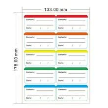 200PCS Colorful Removable Freezer & Food Storage Labels - Waterproof Food Storage Stickers, Kitchen Organization, Date & Content, English, No Residue Paper Labels, Perfect For Meal Prep, Containers & Kitchen Essentials, Holiday Must-Have - Multicolor - View 10
