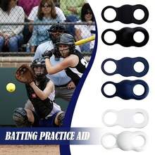 2Pcs/Set Baseball Thumb Web Protector Pad, Soft Silicone Batting Grip Guard For Thumb & Hand Protection, Anti-Slip Baseball Bat Training Accessory For Practice And Games - Multicolor - View 9