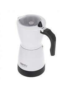 CAMRY Electric Moka Pot, Electric Coffee Maker, Stovetop-Free Espresso Maker - Compact Design, Pressure Safety Valve, Portable, White - EU E Type Plug(220-240V) - View 4