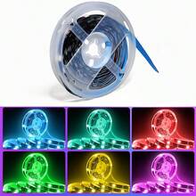 Acosh Neon 5V Flexible LED Strip 5050SMD 5V RGB LED Strip USB RGB LED Light (Battery Not Included) DIY Diode LED Strip TV Ambient LED Strip - RGB - View 9