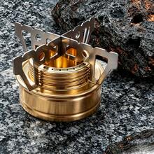 1pc Foldable Solid Alcohol Stove German Style Portable Camping Stove, Outdoor Travel Camping Stove, Portable Stove, Camping Cookware - Multicolor - View 11