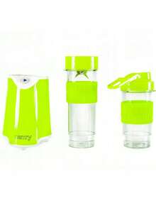 CAMRY Personal Blender, Portable Smoothie Blender, To-Go Blender - Compact Design, Travel Bottle Included, Easy Clean, Green - EU E Type Plug(220-240V) - View 6