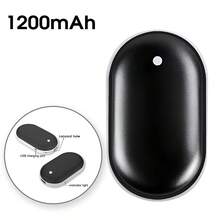 1PC Double-Sided Heating USB Fast Charging Hand Warmer, Portable Pocket Hand Warmer For Outdoor Sports, Home, Office, Winter Heating Essential - Winter Gift 1200/2400mAh - Multicolor - View 15