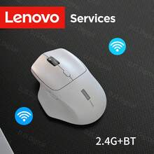 Lenovo N230 Dual-Mode Wireless Mouse | 2.4G/BT Dual-Mode Connection | Rechargeable Battery | Skin-Friendly Material Comfortable Grip | Suitable For Office And Home Use - View 10