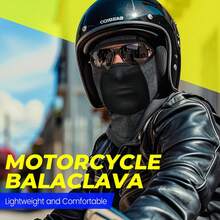 Eyeglass-Hole Mask, Unisex For Men And Women, Cool And Breathable For Both Summer And Winter, Sun And UV Protection, Suitable For Motorcycle Riding, Work, And Skiing - Multicolor - View 5