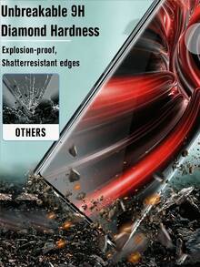 2Pcs 3D Curved HD Tempered Glass Film Full Coverage 9H Hardness Explosion Proof Anti Scratch Phone Screen Protector Compatible With Samsung Galaxy/Compatible With Huawei/Honor/ Reno/Compatible With OnePlus/Compatible With Xiaomi/ Note 15 14 13 Pro+ 4G 5G No Bubble Automatic Adsorption Protective Film - Clear - View 8